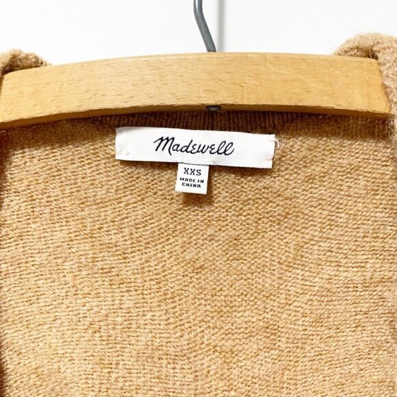 🌷SALE Madewell Kent Cardigan Sweater Size XXS Softest Yarn Merino Wool Alpaca - Picture 11 of 16